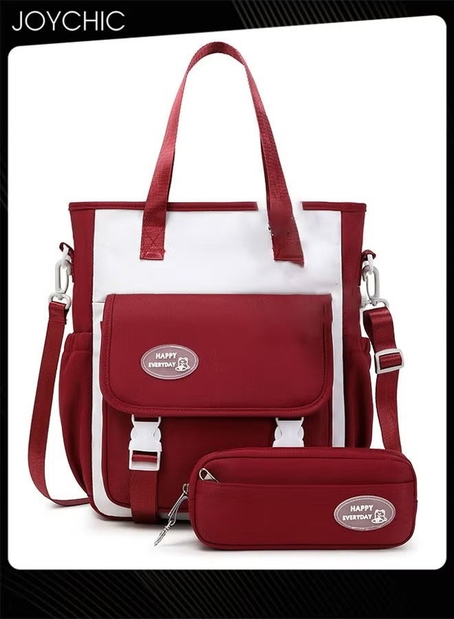Joychic Simple Waterproof School Tote Bag