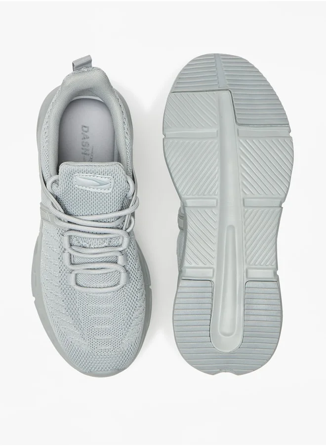 داش Women Textured Lace-Up Sports Shoes