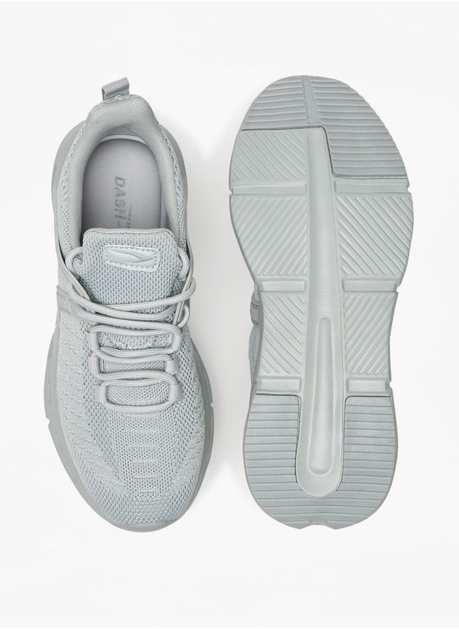 Dash Women Textured Lace-Up Sports Shoes  - Image 5