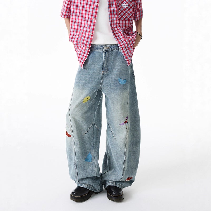 Unisex Casual Daily Denim Jeans - Image 5