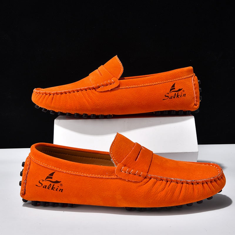 Men'S Beanie Shoes, Men'S Casual Leather Shoes, British Beanie Shoes, Leather Shoes, Fashionable Men'S Loafers - Image 5