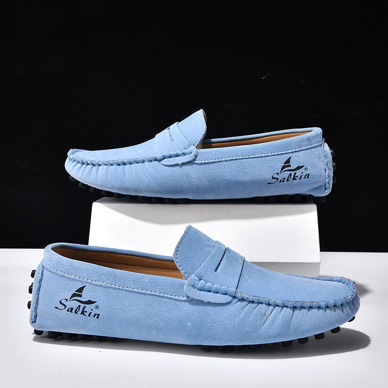 Men'S Beanie Shoes, Men'S Casual Leather Shoes, British Beanie Shoes, Leather Shoes, Fashionable Men'S Loafers - Image 2