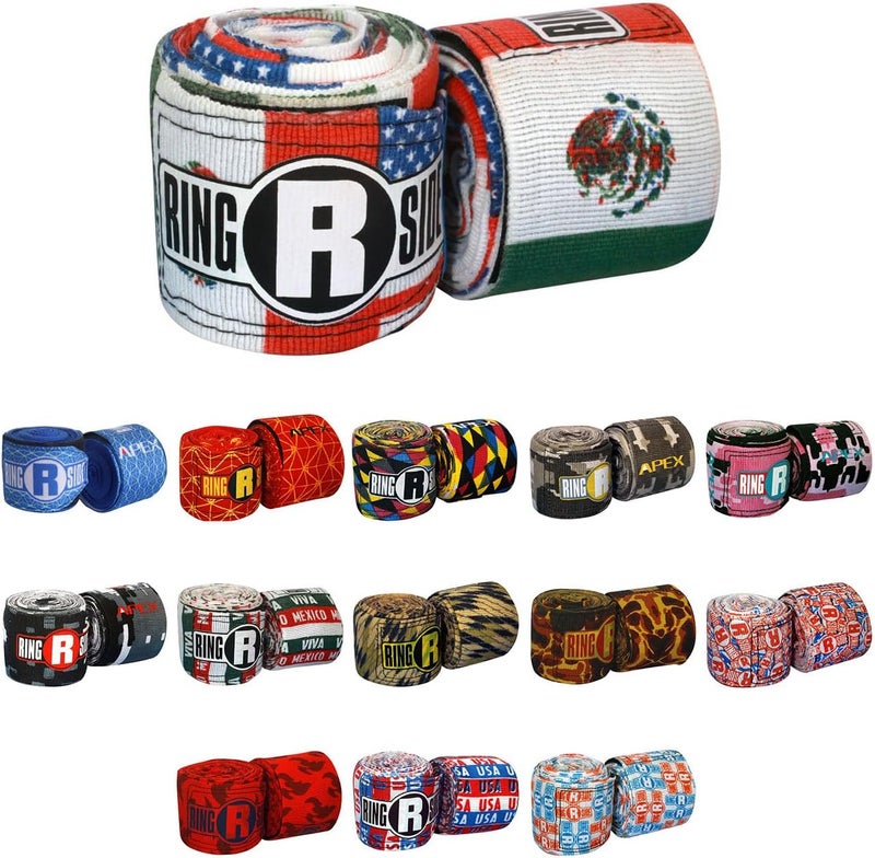 Ringside APEX Hand Wraps, Blue - Image 1
