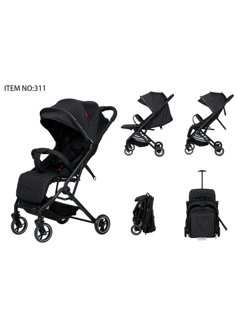 بيليكو عربة أطفال قابلة للطي بيد واحدة من Belecoo - خفيفة ومناسبة للسفر مع نظام أمان متكامل - Image 2