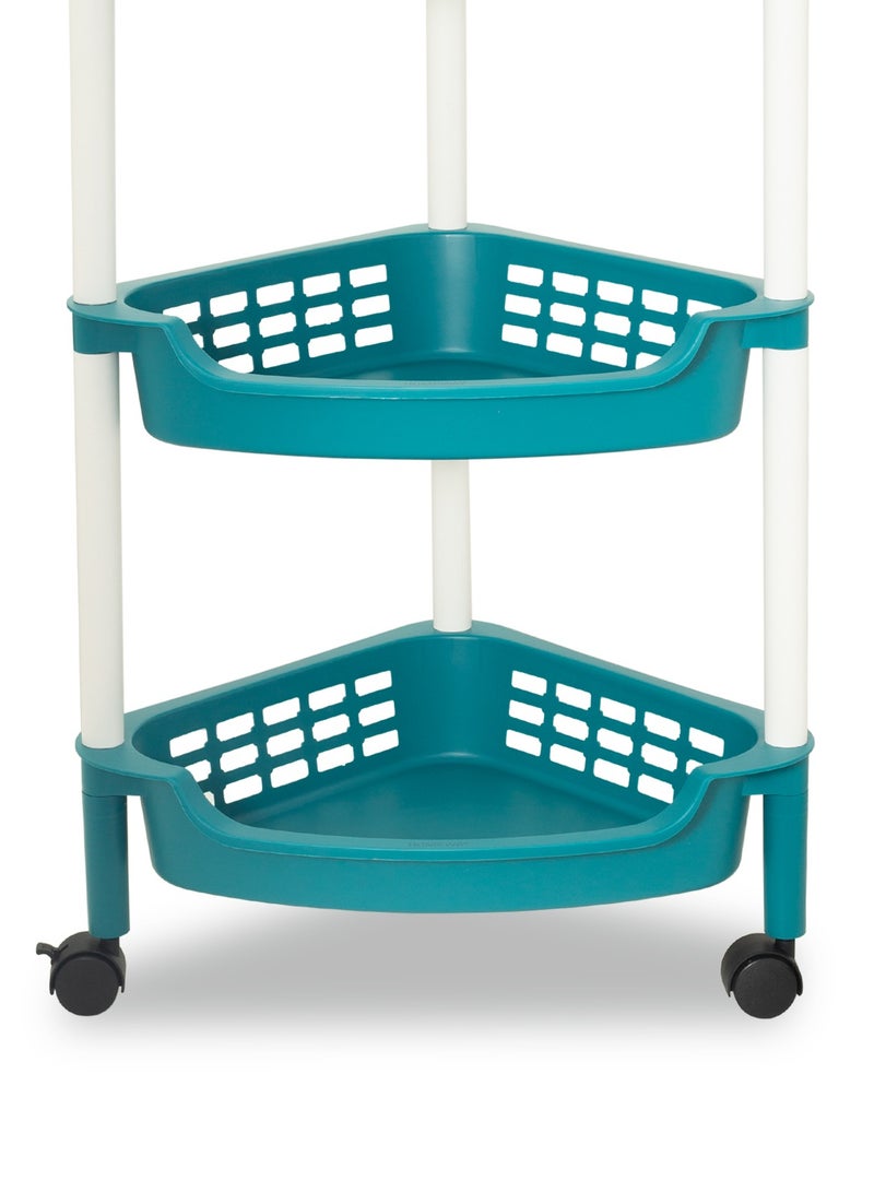 Homeway 3-Layer Moveable Corner Organizer – Space-Saving and Perfect for Organizing Your Home - Image 3
