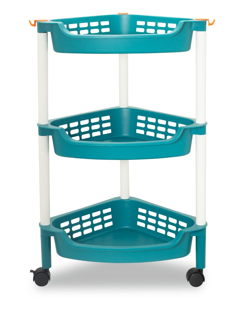 Homeway 3-Layer Moveable Corner Organizer – Space-Saving and Perfect for Organizing Your Home - Image 2