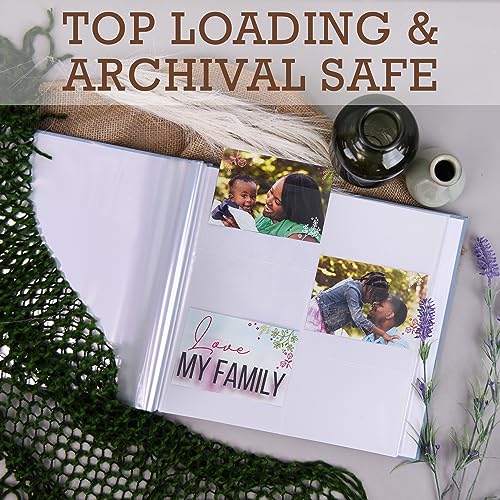 Samsill Scrapbook 6 Pocket Refill Pages 12x12 Inch, 50 Pack, Fits 3 Ring Scrapbook Binders and 12x12 Photo Albums, Holds 12 4x6 Inch Photos, Top-Loading, Heavy-Duty, Super Clear - Image 4