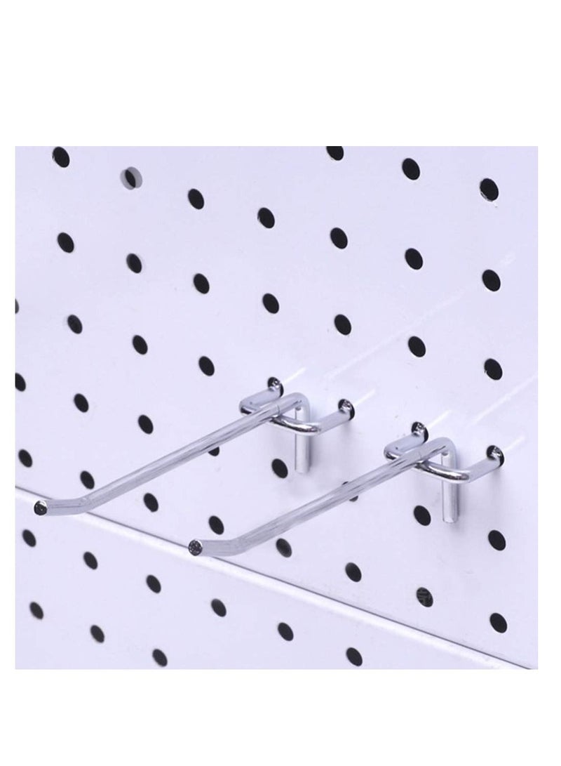 Excefore Metal Hangers 40Pcs Pegboard Hooks and Organizer Assortment Heavy Duty Metal Peg Board Shelving Hooks 20cm Stainless Steel S Hooks  - Image 2