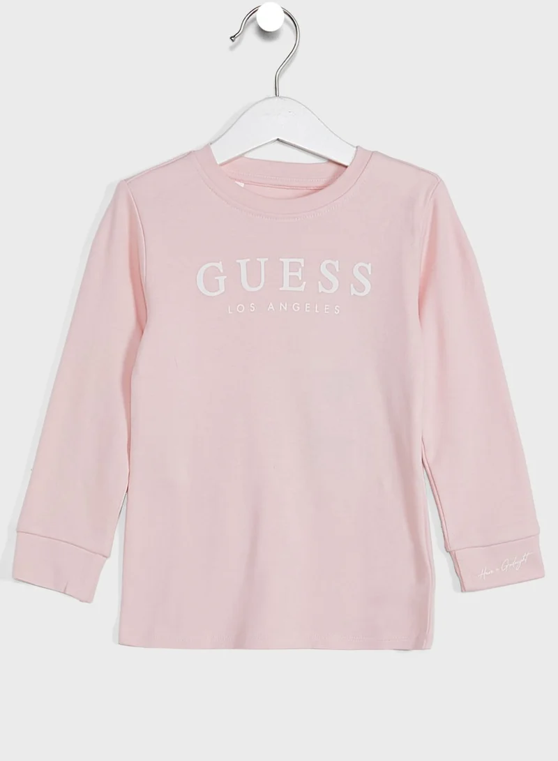 GUESS Kids Logo T-Shirt & Pants Set
