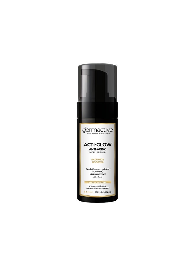 Dermactive Acti- Glow Anti Aging Micellar Foam 150 ml - Image 1