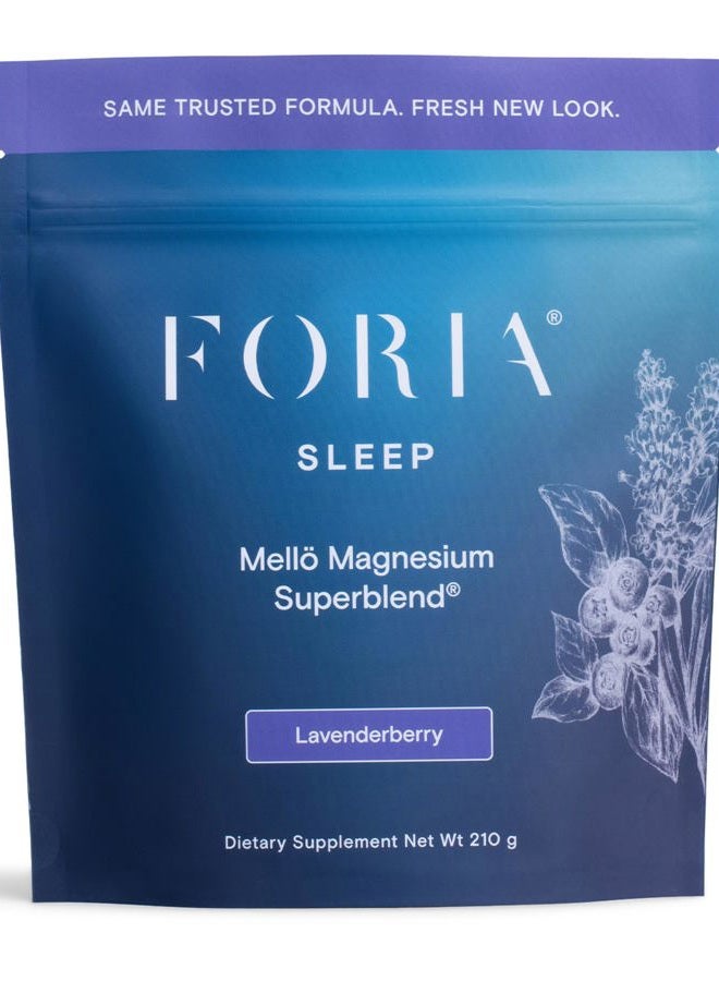 Ned Mellö Lavenderberry Magnesium Superblend - Drink Mix - Magnesium Complex with Magnesium Glycinate and L Theanine, 30 Servings - Supports Cognitive Function, Calm, and Rest - Image 1