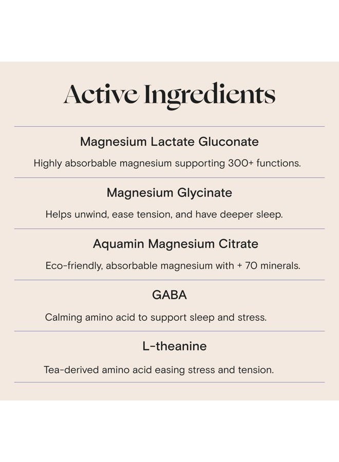 Ned Mellö Lavenderberry Magnesium Superblend - Drink Mix - Magnesium Complex with Magnesium Glycinate and L Theanine, 30 Servings - Supports Cognitive Function, Calm, and Rest - Image 4
