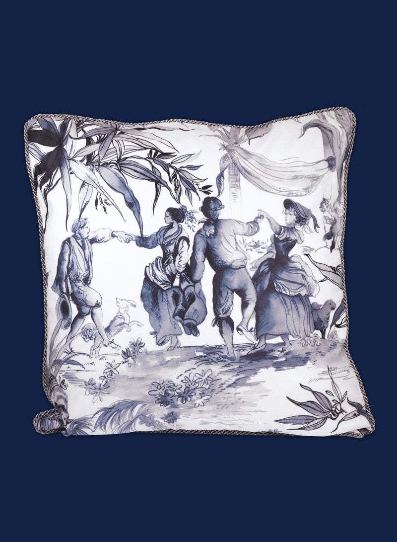 Baci milano Cushion 60x60 cm Velvet, Baci Milano Versailles - Image 1