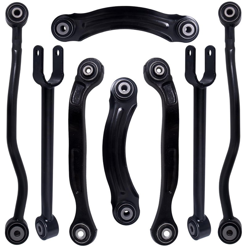 AUQDD 8Pc Suspension Kit For RWD Rear Control Arm and Lateral Link Fit For 20052014 Chrysler 3000811 Dodge Challenger Charger0508 Magnum K641772 K641787 K641650 K641649 K641520 K641519