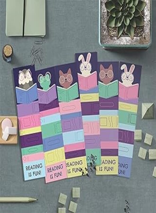 6 BOOKMARKS FOR NOTEBOOKS WITH TRENDY DESIGNS-12