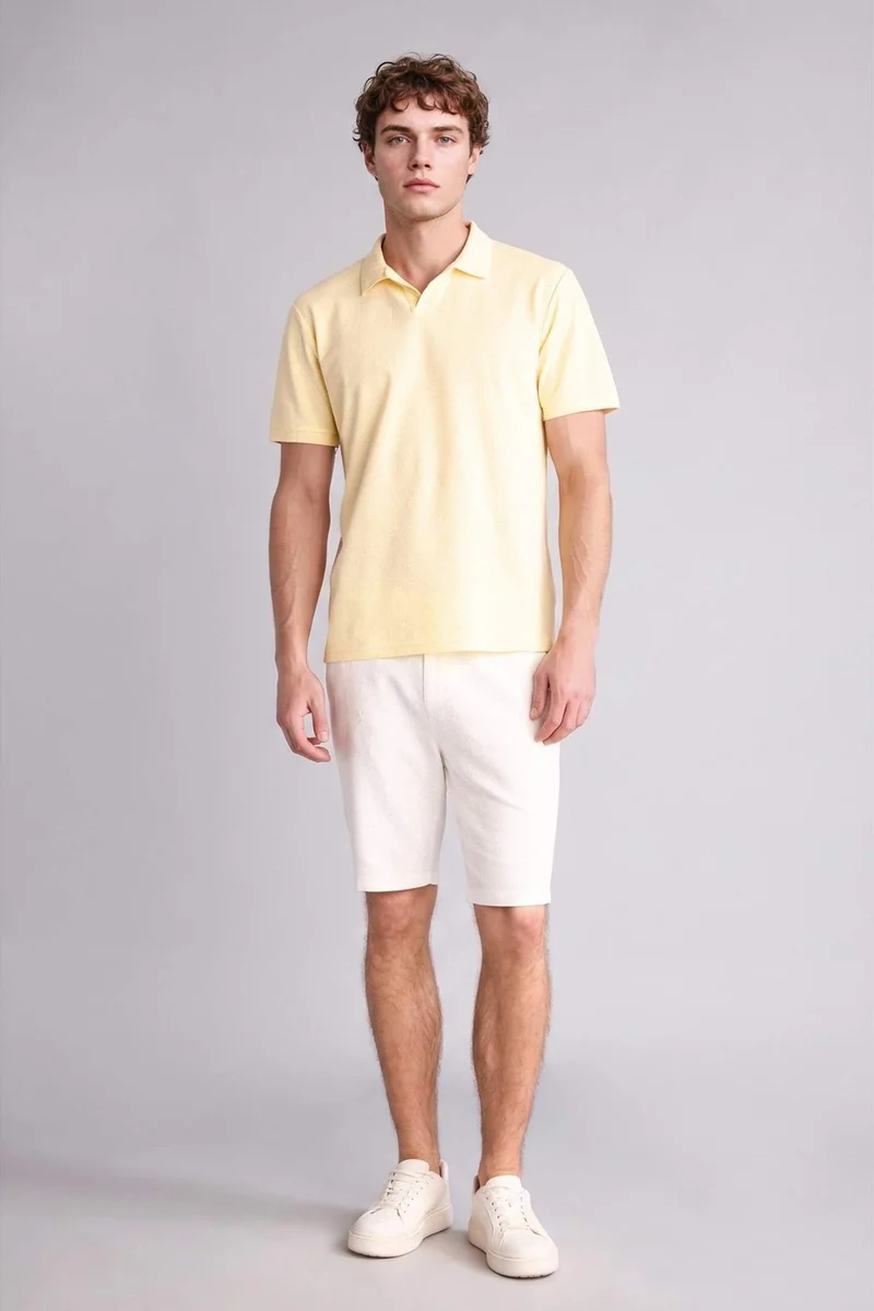 ديفاكتو Regular Fit Short Sleeve Polo T-Shirt