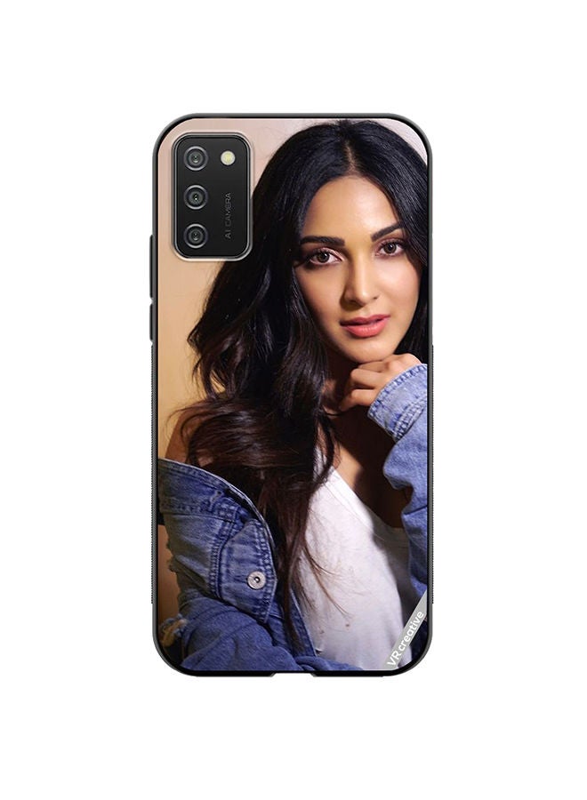 VR CREATIVE Protective Case Cover For Samsung Galaxy A03s Bollywood Actress Rashmika Mandanna Design Multicolour - Image 1