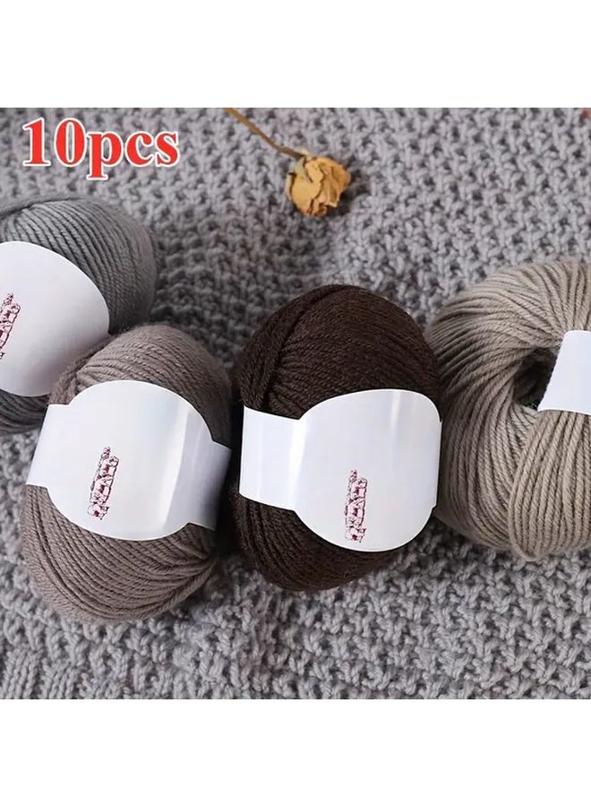 10 Pack Premium Australian Wool Yarn 500g Assorted Colors for DIY Knitting Crochet Sweaters Scarves Hats - Image 2