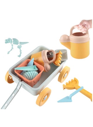 Creative Beach Sand Toys, Sturdy Beach Cart with Dinosaur Skeleton Mould and Other Accessories, Sandbox Toys, Perfect for Sunny Days at Beach and in the Playground, Easy to Carry and Store, Perfect Summer Outdoor Gift - pzsku/Z83F3041C945693596D51Z/45/_/1727678168/d2eb7b1d-faaf-4ce0-ac73-2fc43fcc0943