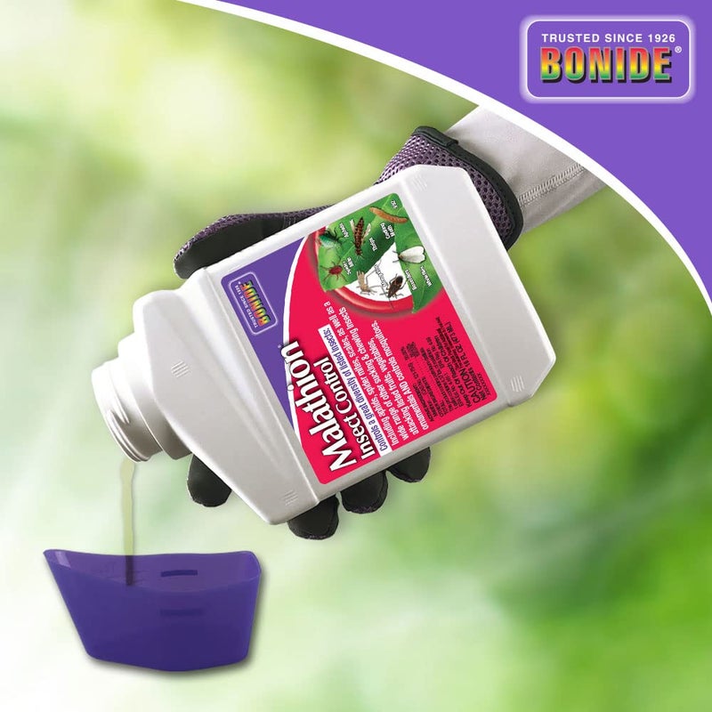 Bonide Malathion Insect Control, 16 oz Ready-to-Mix Concentrate Bug & Spider Mite Killer for Outdoor Garden Use - Image 3