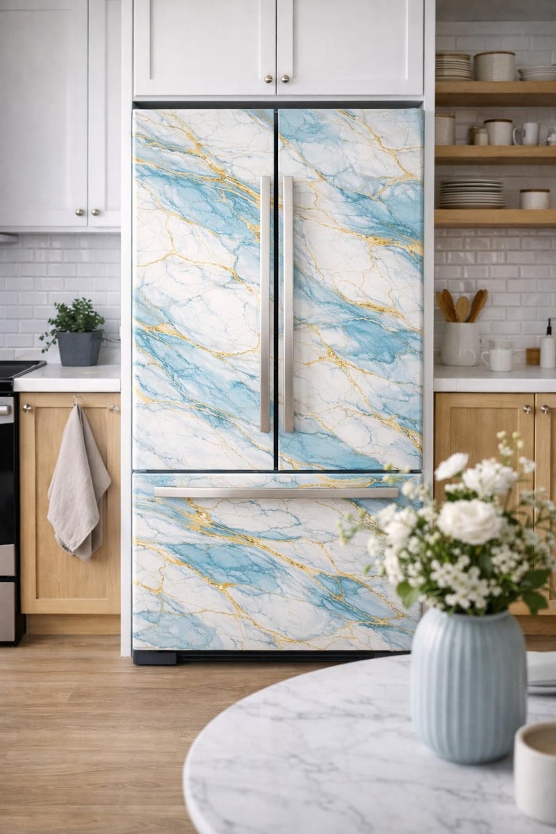 Jig-Tik 60cm x 200cm Kitchen Wallpaper | Oil-Proof & Waterproof Self-Adhesive Wall Sticker | Heat-Resistant Aluminium Backsplash Roll | Anti-Mold Kitchen Wall Covering (Pack of 2) - Image 5