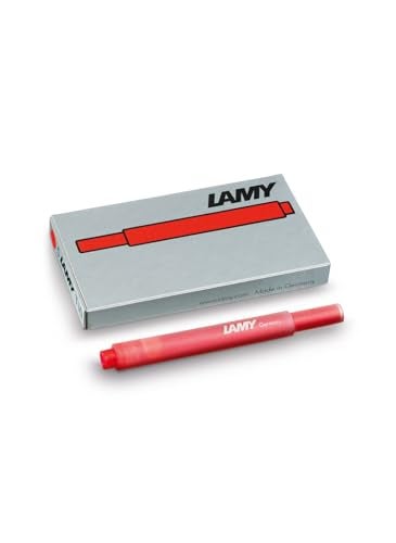 Lamy Cartridges Refill, Pack of 5, Red (T10RD) - Image 4