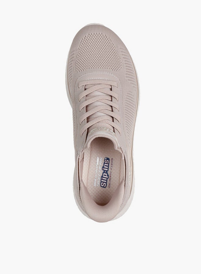 SKECHERS Women Bobs Squad Chaos Slip-On Sports Shoes - Image 3