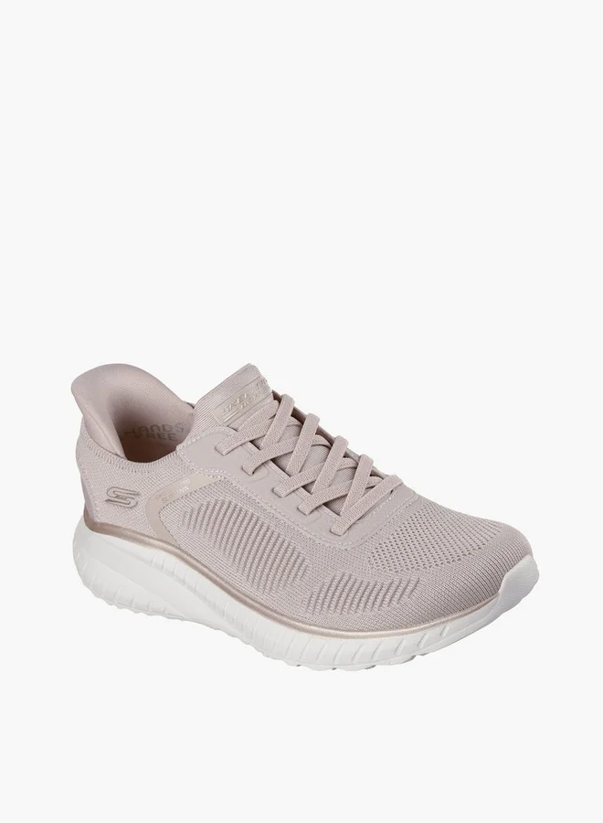 SKECHERS Women Bobs Squad Chaos Slip-On Sports Shoes