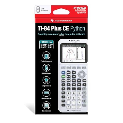 Texas Instruments TI84 Plus CE Color Graphing Calculator Bright White - Image 3