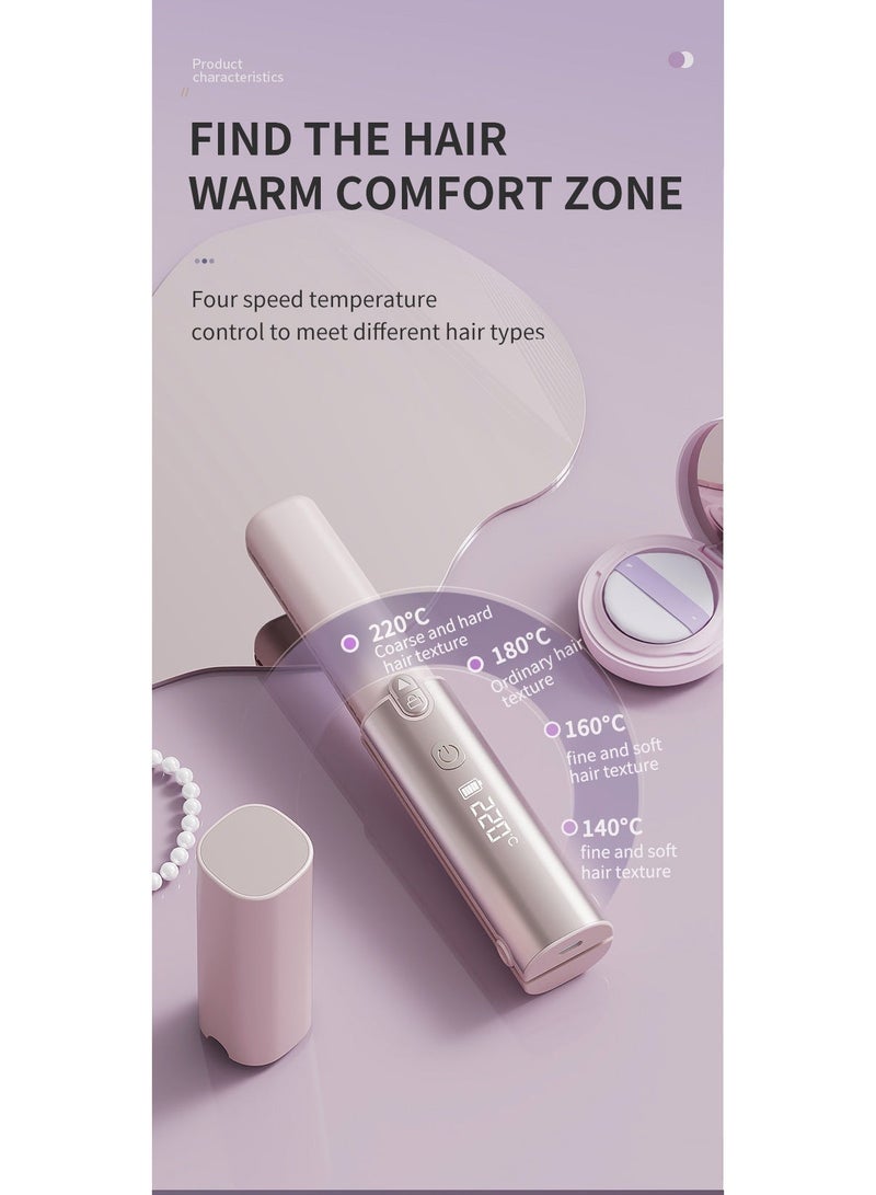 Western Mountains Mini wireless new charging straightener portable hair care without damaging hair styling comb for home use - Image 5