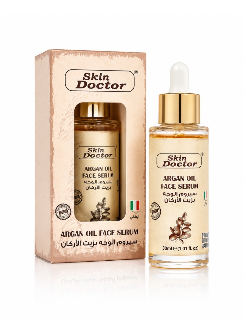Skin Doctor Argan Oil Face Serum, Nourish Hydrate & Glow Formula, 30ml - Image 1