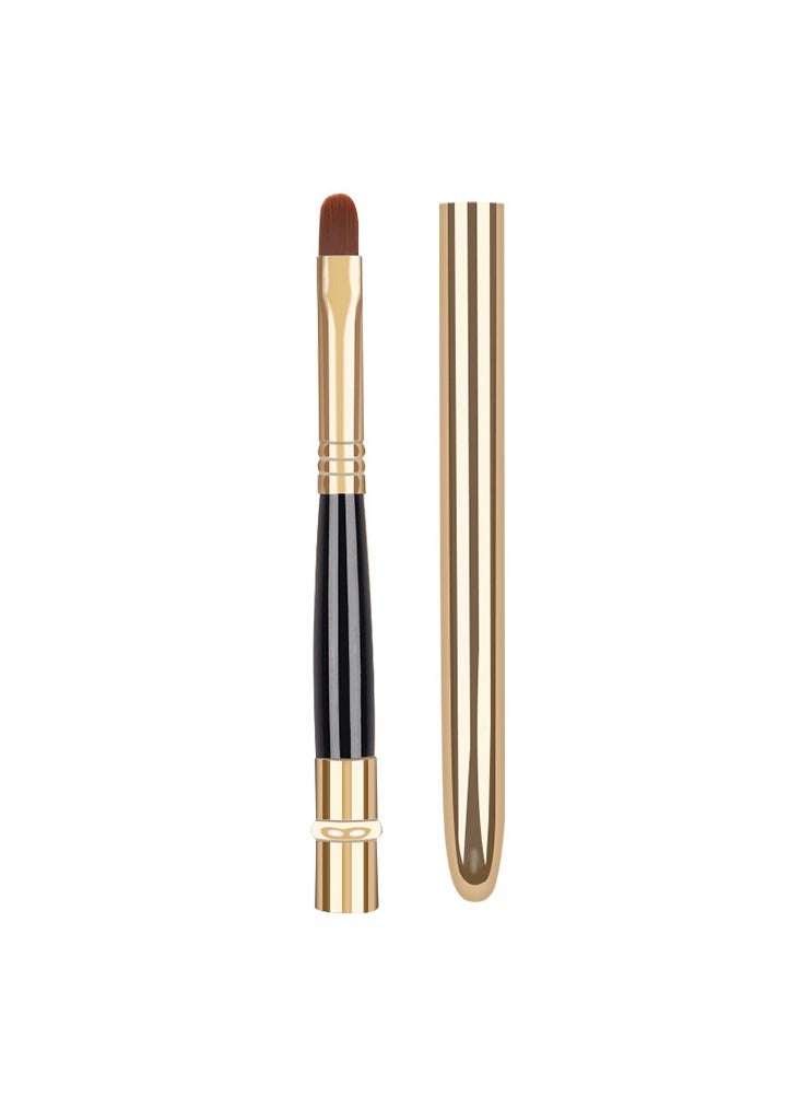 Goolsky 1pc Deluxe Lip Brush, Soft Nylon Bristles, Durable Metal Handle, Formaldehyde-Free, Cruelty-Free, Travel-Friendly, for Precise Lip Contouring and Smooth Lipstick Application, All Skin Types - Image 4