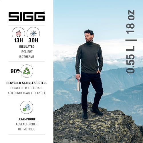 SIGG - Insulated Thermo Flask Hot & Cold ONE Light - With Fruit Filter - Leakproof - BPA-Free 18/8 Stainless Steel 19Oz - Image 2