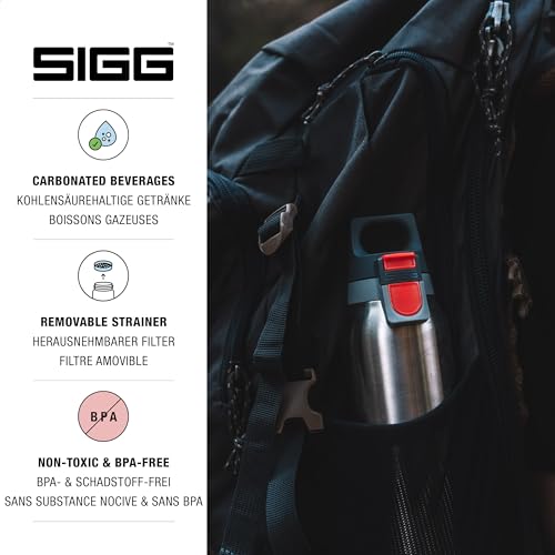 SIGG - Insulated Thermo Flask Hot & Cold ONE Light - With Fruit Filter - Leakproof - BPA-Free 18/8 Stainless Steel 19Oz - Image 3