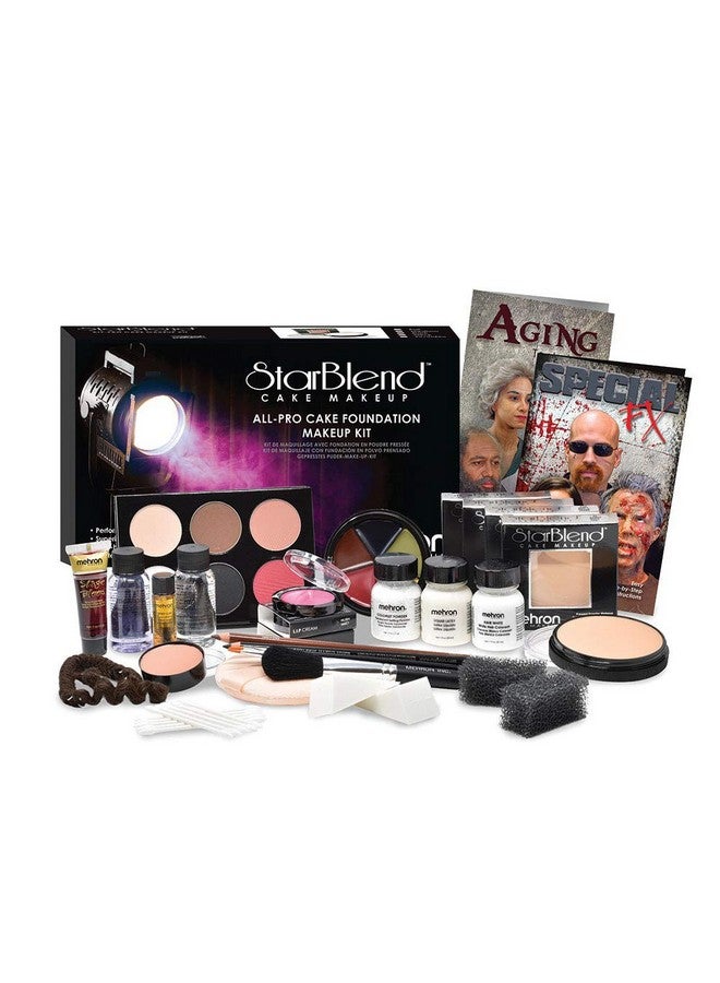 mehron Makeup Allpro Starblend Cake Kit (Dark) - Image 1