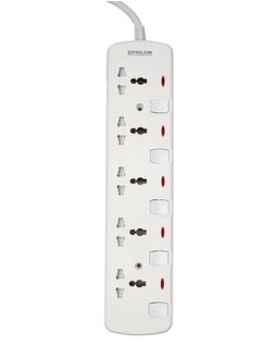 Epsilon Epsilon 5 Way Extension Socket - ES1103  - Image 1