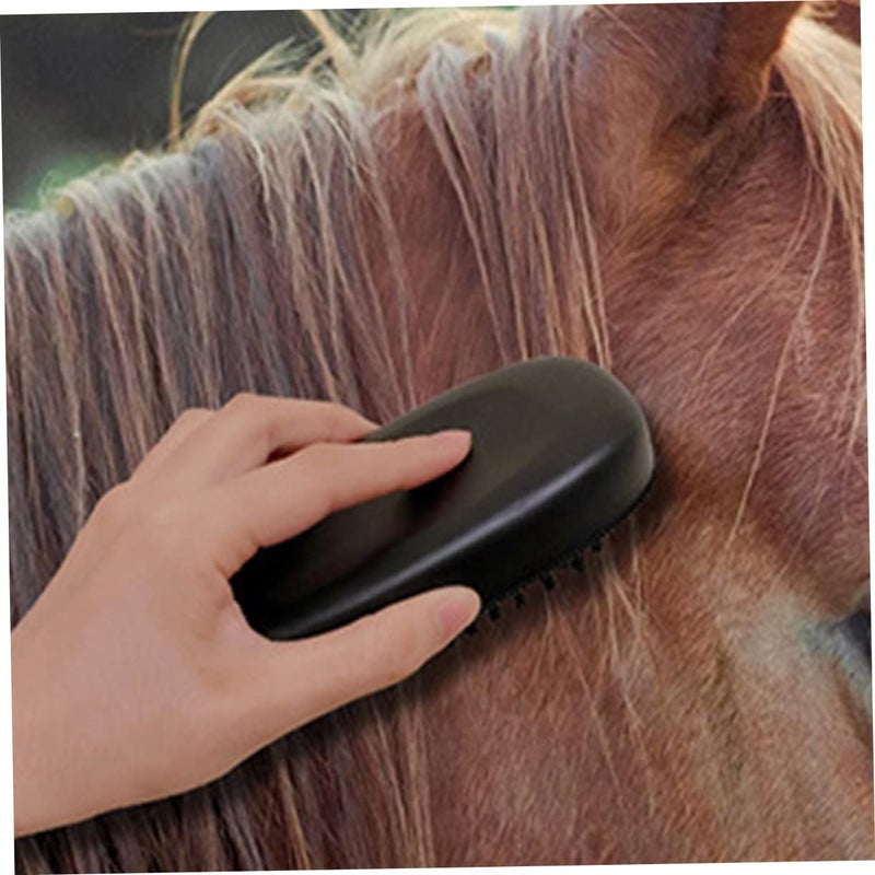 HANABASS Horse Grooming Brush Ergonomic Handle Multi-function Pet Cleaning Tool Cattle and Livestock Lightweight and Easy to Grooming Supplies - Image 5