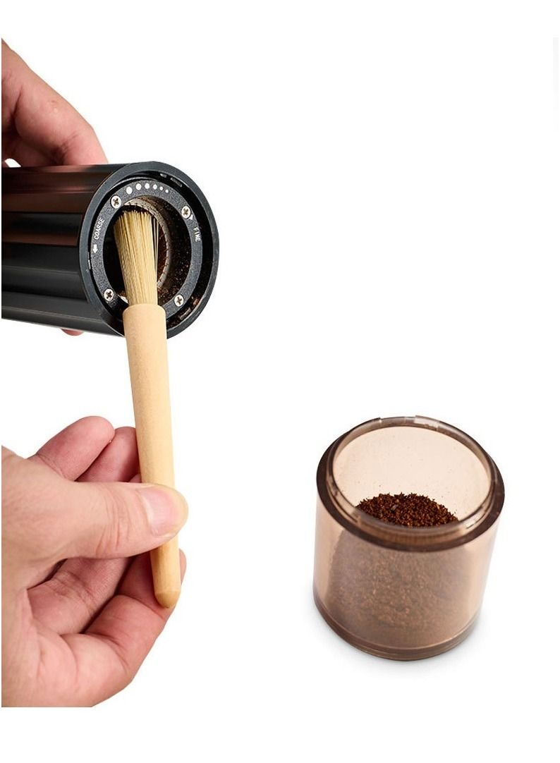 Y&D Coffee Grinder Bean Grinder Cleaning Brush Beech Handle  - Image 2
