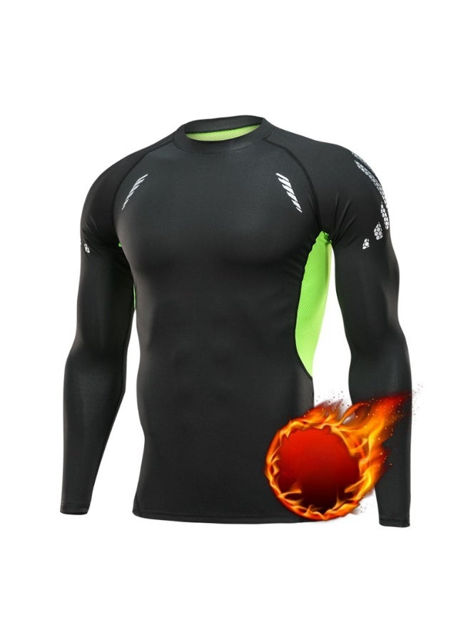 Men's Turtle Neck Thermal Shirt Fleece Lined Ski Cycling Hunting Compression Base Layer,Warm,Quick Dry - Image 1