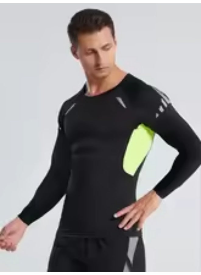 Men's Turtle Neck Thermal Shirt Fleece Lined Ski Cycling Hunting Compression Base Layer,Warm,Quick Dry - Image 2