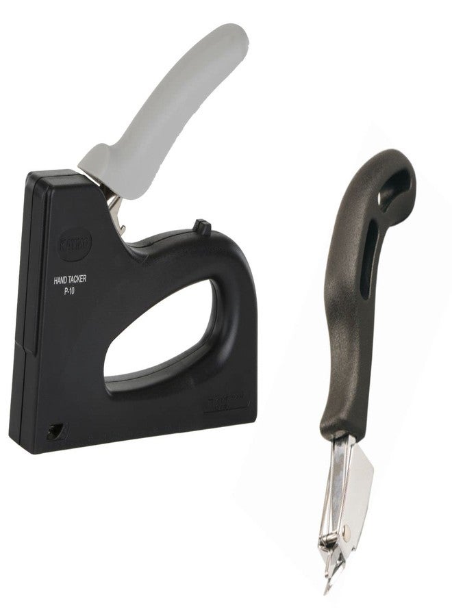 Kaymo P-10 Hand Tacker with Staple Remover | Lightweight 180g Stapler Tool | Plastic Body | Uses 23 Series Staples | Lockable Handle | Staple Viewing Window | DIY Multipurpose Use | Easy Loading - Image 1
