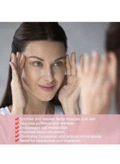 SYOSI Ultimate Relaxation with Natural Jade Eye Mask Reduce Dark Circles and Puffy Eyes with Moon Shape Black Obsidian Eye Mask  - Image 3