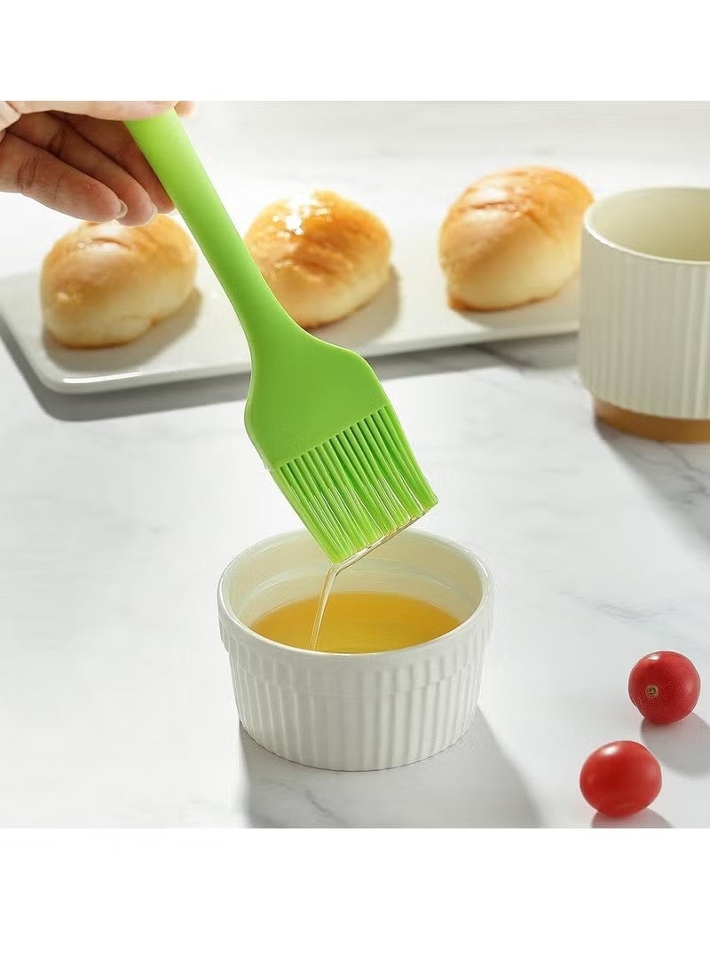 4 Piece Silicone Oil Brush, Heat Resistant Food Brush Spread Oil Butter Sauce for BBQ Grill Baking Kitchen Cooking, BPA Free, Dishwasher Safe. ﻿ - Image 3