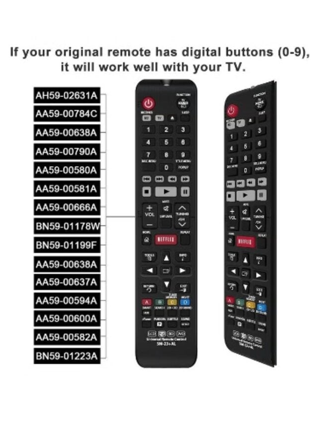 ICS Remote Control For Almost All Samsung Television Sets Black - Image 2