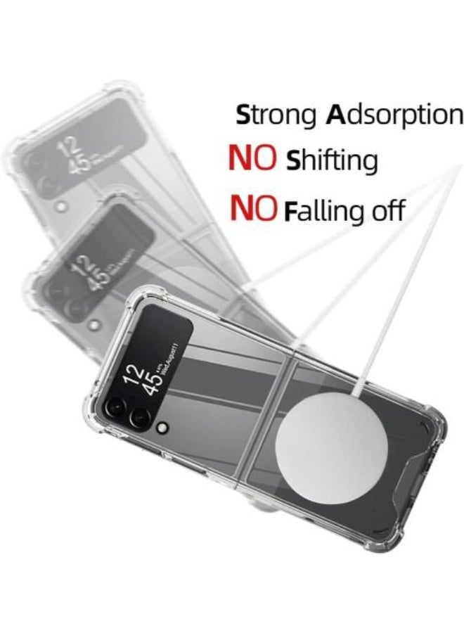 حافظة سامسونج جالكسي Z Flip 3 - جراب مغناطيسي ماج سيف حماية من الدرجة العسكرية مقاومة للصدمات, غطاء مضاد للخدش - Image 4