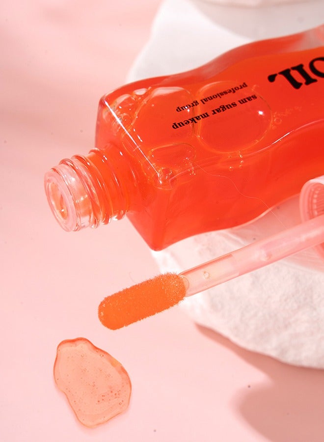 SAM SUGAR Fruit Honey Lip Care Oil 04#, Mango Honey Lip Balm, High Gloss Moisturizing Lip Gloss - 8 ML - Image 4