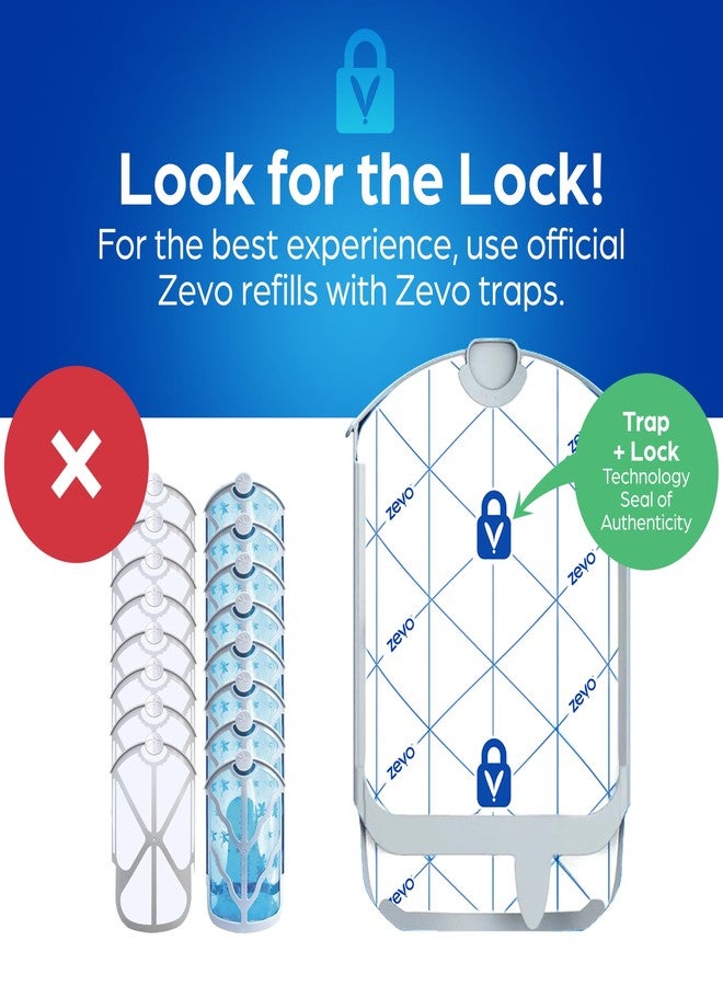 Zevo Flying Insect Refills for Indoor Light Trap: 12 Light Trap Refill Cartridges Capture Fruit Flies, Gnats and Houseflies (12 Cartridges) - Image 2
