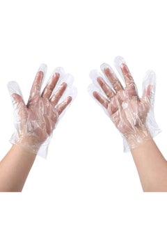 KASTWAVE Disposable Food Prep Gloves - 500PCS Plastic Food Safe Disposable Gloves, Food Handling, One Size Fits Most  - Image 1