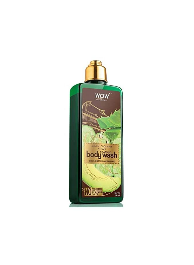 WOW WOW Skin Science Melon, Cucumber & Aloe Foaming Body Wash - Image 1