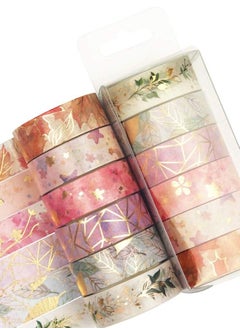 Y&D Gold Patterned Tape Set, 6 Rolls, Masking for Decorative Artwork Crafts Journals Planners Gift Wrap 15mm  - Image 3